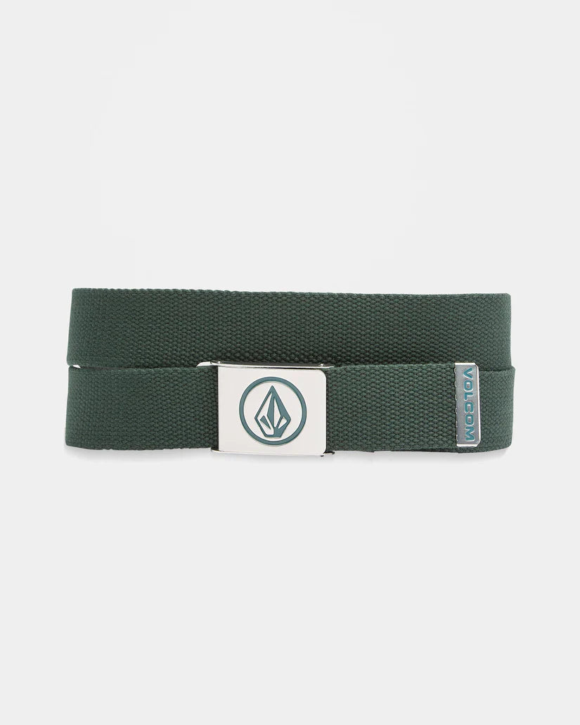 VOLCOM "CIRCLE WEB" BELT GREEN