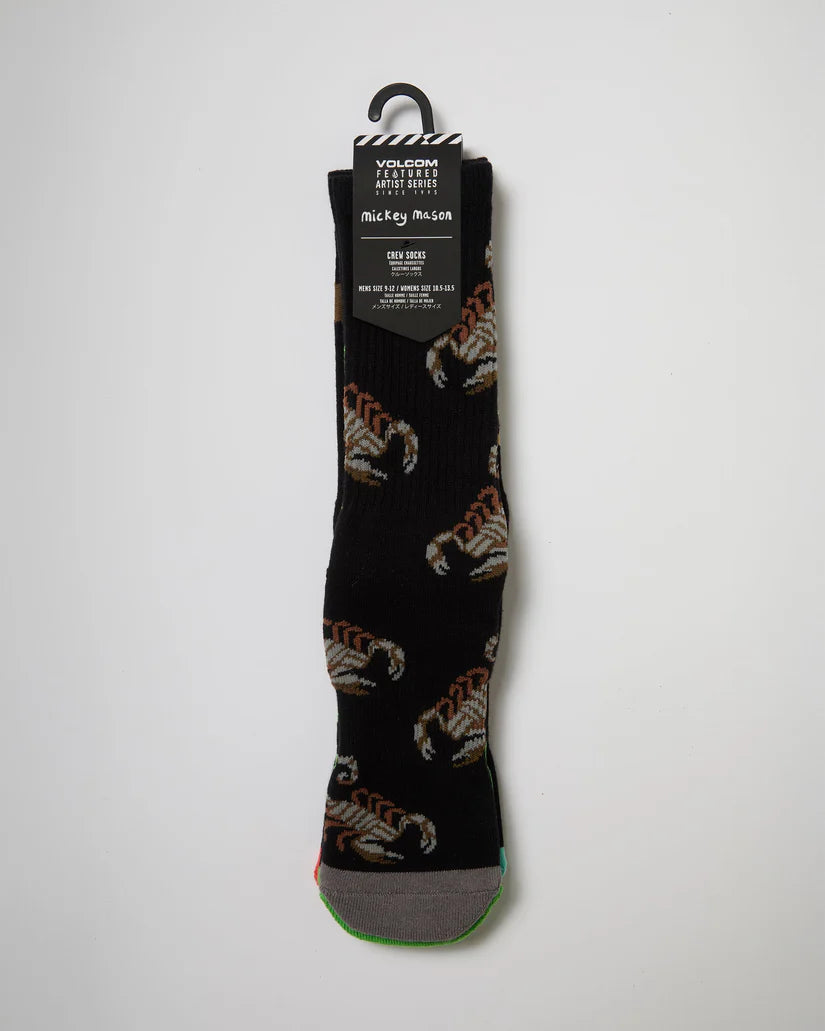 VOLCOM "MICKEY MASON 2PACK" SOCKS