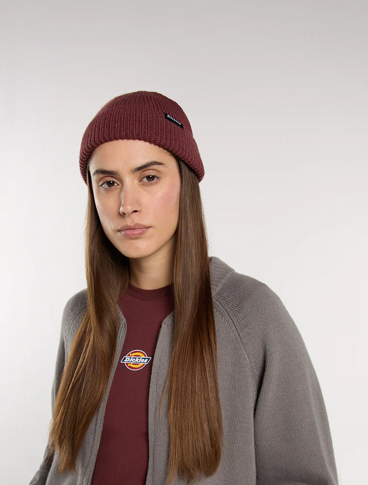 DICKIES "WOODWORTH" BEANIE BURGUNDY