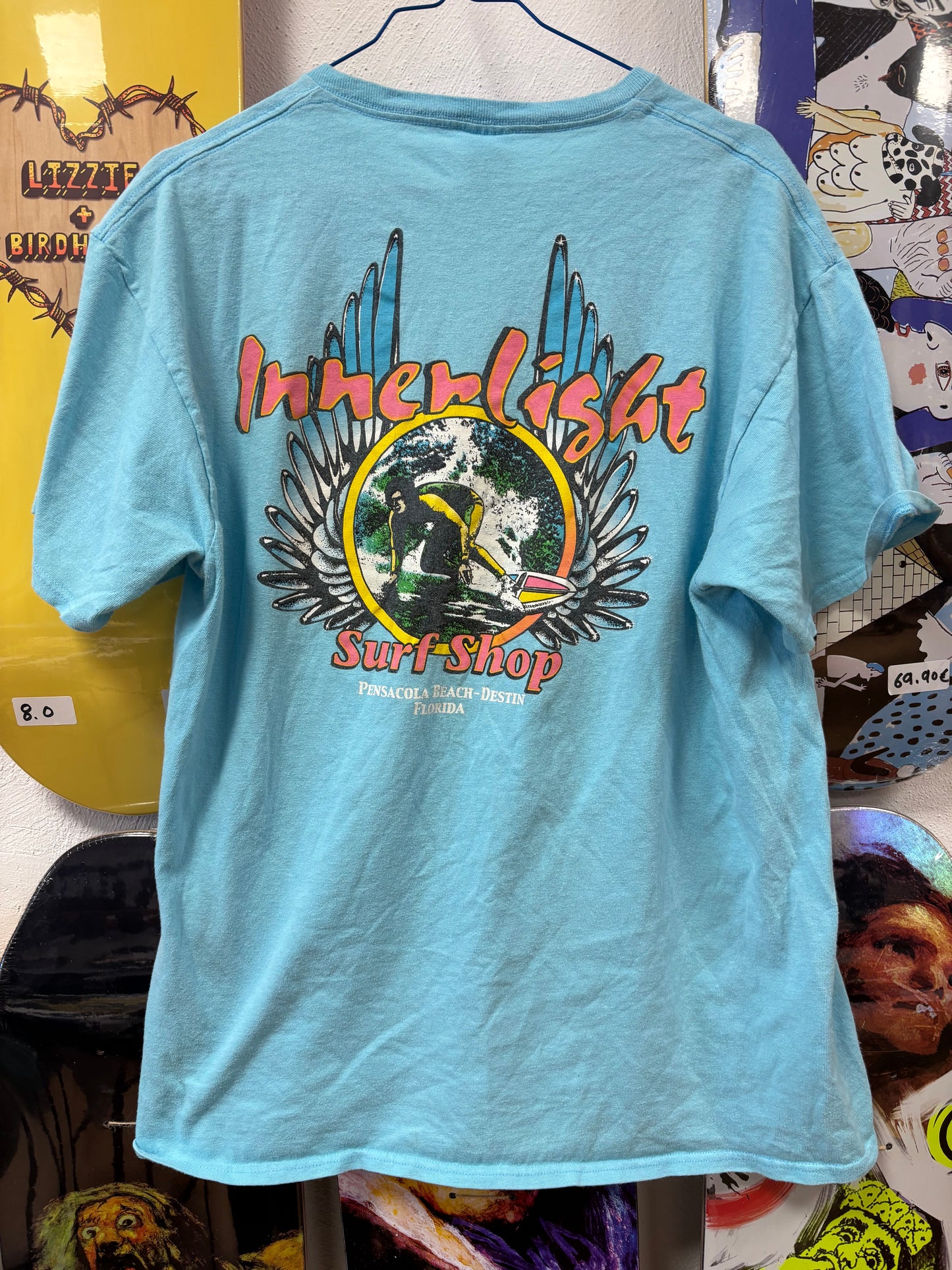 VINTAGE "INNERLIGHT SURF SHOP" T-SHIRT