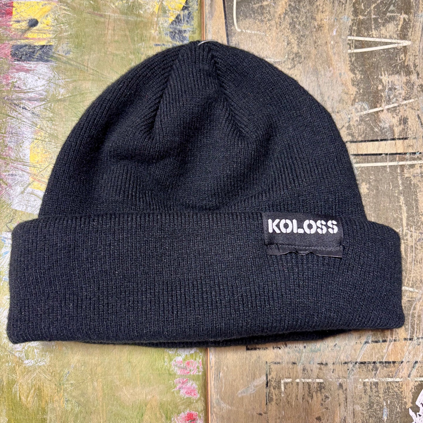 KOLOSS "STENCIL" BEANIE BLACK