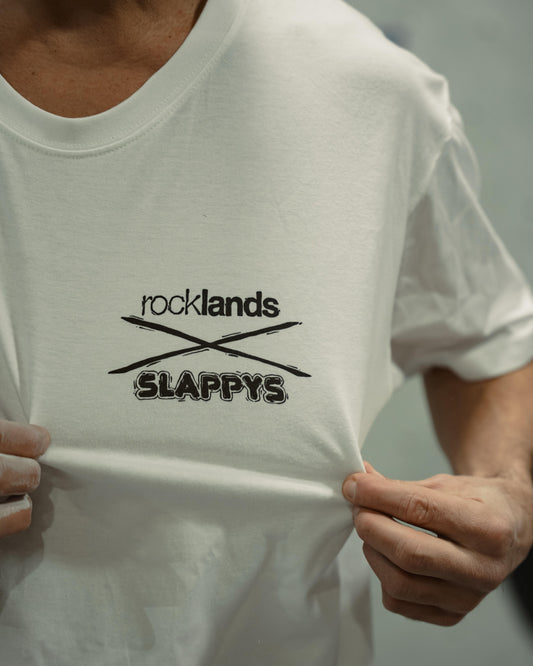 ROCKLANDS X SLAPPYS T-SHIRT WHITE