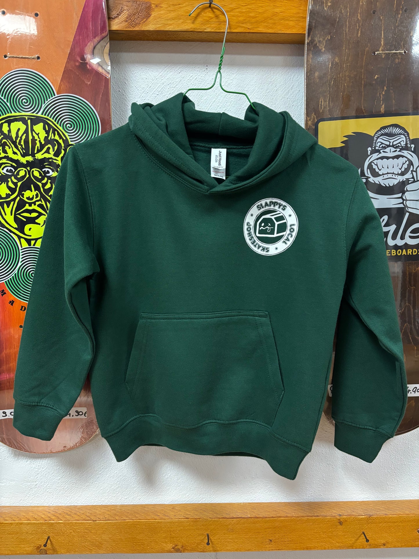 SLAPPYS KIDS "OG" HOODIE GREEN