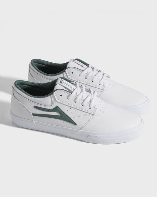 LAKAI "GRIFFIN" SHOES WHITE/PINE