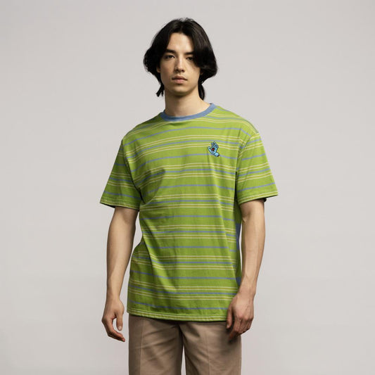 SANTA CRUZ "MINI HAND STRIPE" T-SHIRT