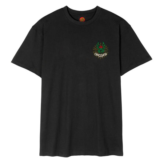 SANTA CRUZ "DRESSEN ROSE CROSS" T-SHIRT