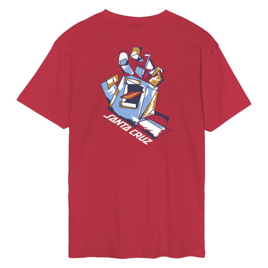 SANTA CRUZ "SCREAMING SCRATCHED HAND" T-SHIRT