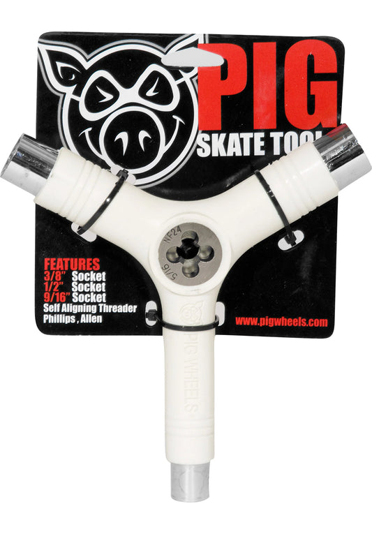 PIG WHEELS TOOL WHITE