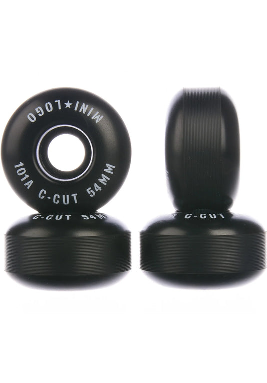 MINI LOGO WHEELS 53MM BLACK