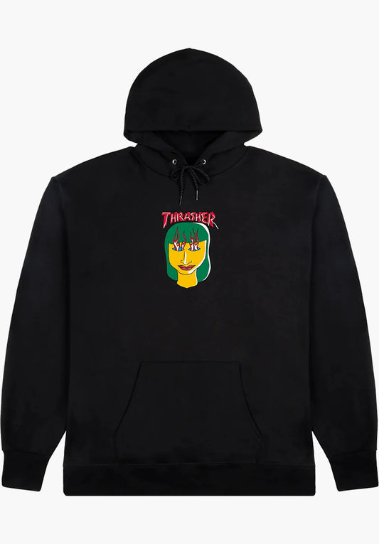 THRASHER "TALK SHIT BY GONZ" HOODIE