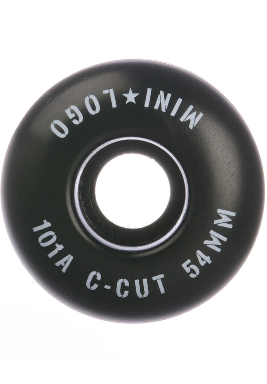 MINI LOGO WHEELS 53MM BLACK