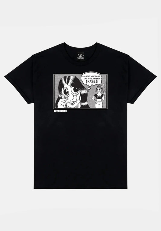 THRASHER X TOY MACHINE "GIRLFRIEND" T-SHIRT