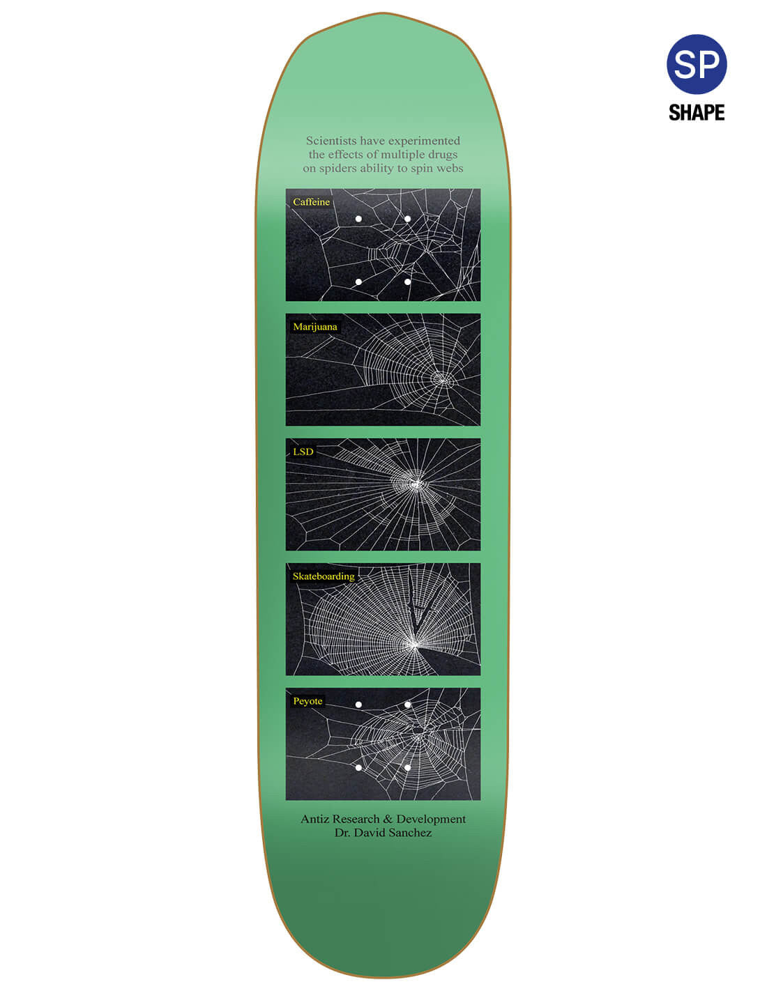 ANTIZ "DAVID SANCHEZ SPECIAL SHAPE" DECK 8.5
