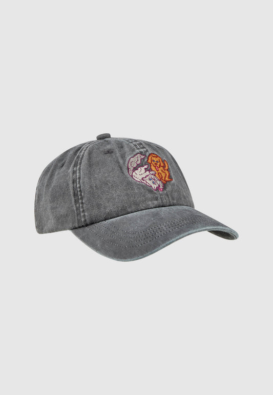 CLEPTOMANIX "CAT AND DOG" CAP