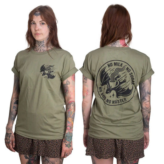 DEATH BY COFFEE "COFFEE BAT" T-SHIRT