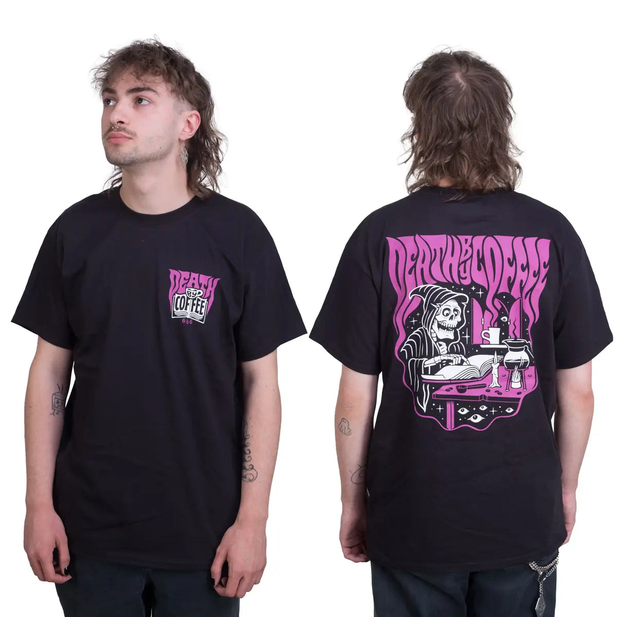 DEATH BY COFFEE "COFFEE SECRETS" T-SHIRT