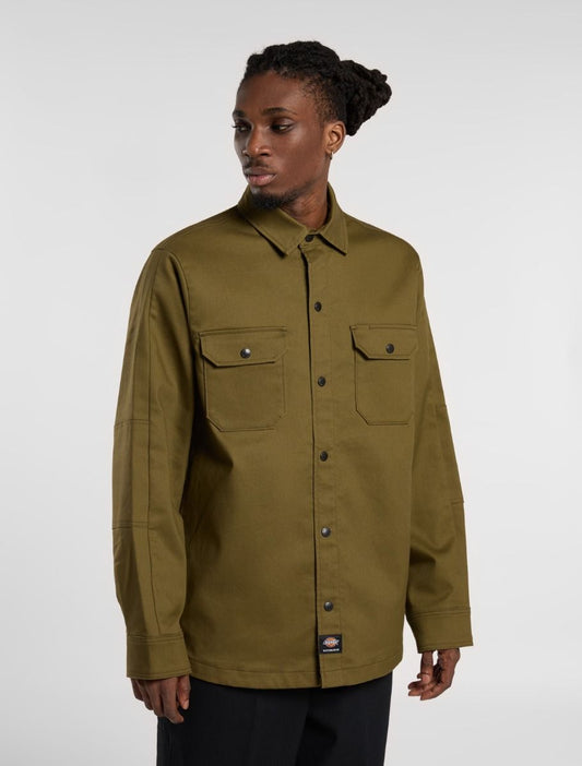 DICKIES MIKE ANDERSON COLLAB HEMDJACKE OLIVE