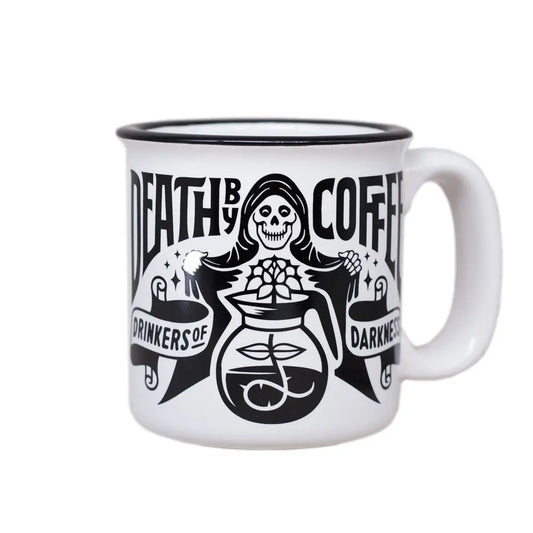 DEATH BY COFFEE "DRINKERS OF MADNESS" MUG